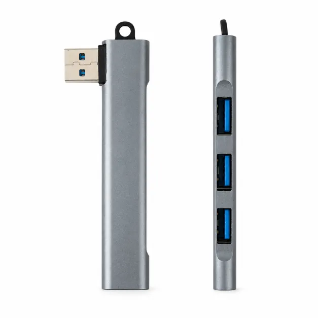 4-in-1 USB-A Hub with USB 3.0
