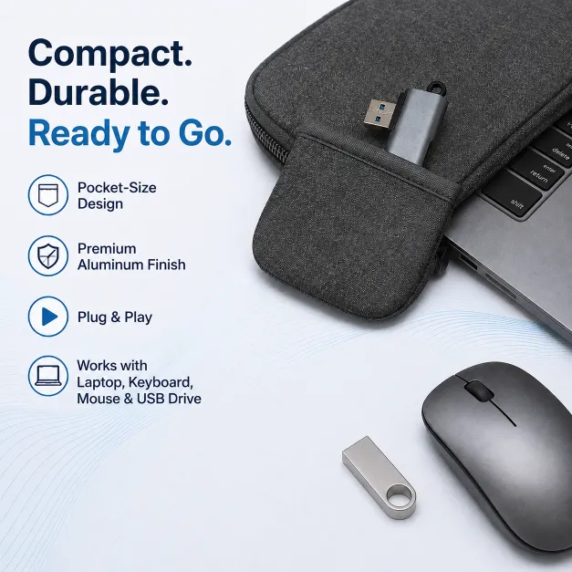 4-in-1 USB-A Hub with USB 3.0 - Image 4