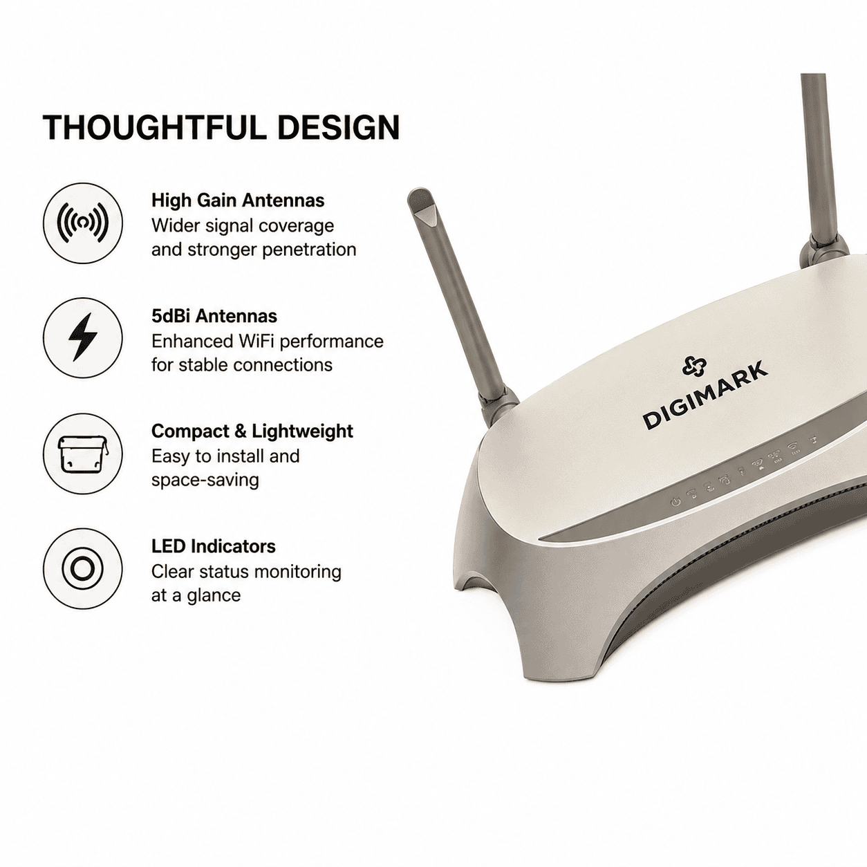 DIGIMARK DGM-1303N 300Mbps Wireless Router - Image 4