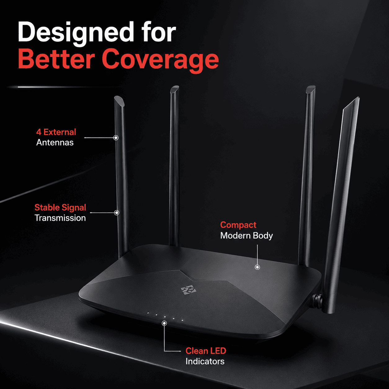 DIGIMARK DGM-FR200 AC1200 WiFi Router - Image 3