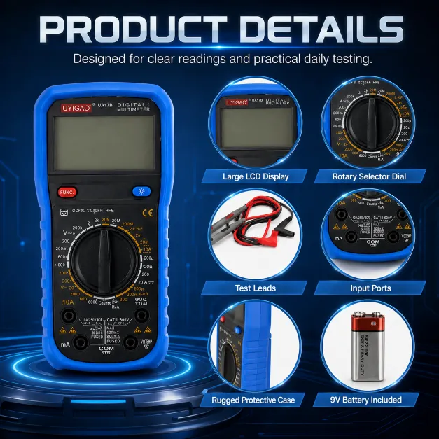 Digital Multimeter with LCD Display - Image 4