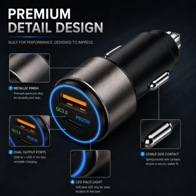 T-33 33W PD Fast Car Charger - Image 4