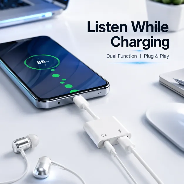 USB-C Audio and Charging Adapter 2-in-1 - Image 4