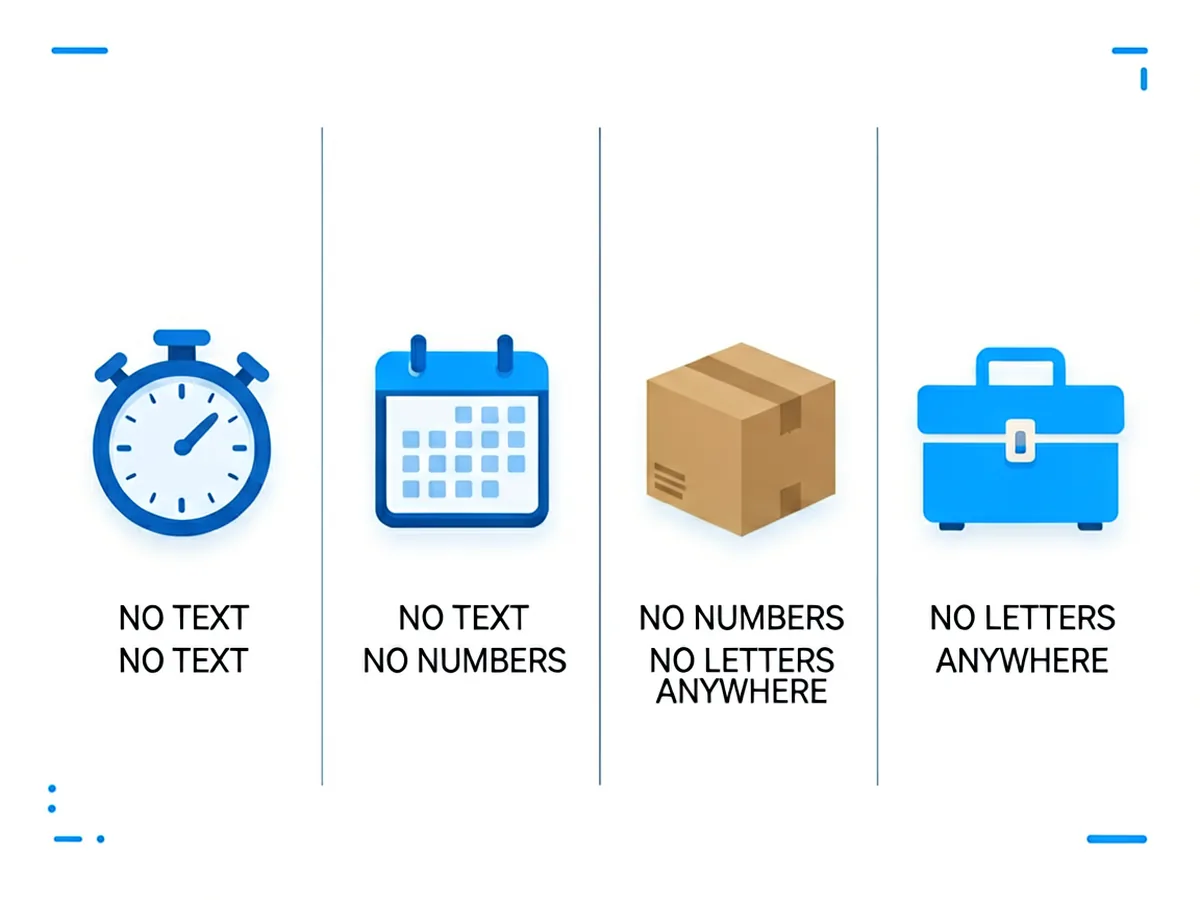 Infographic comparing four repair time brackets: quick shop, apple store, mail-in, and DIY