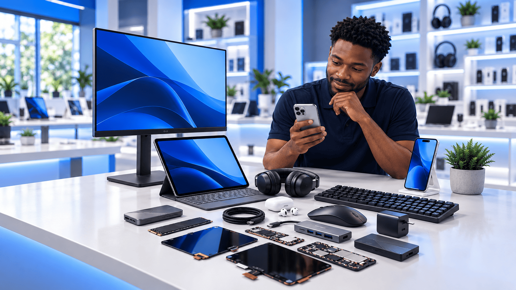 Phone screens, repair tools and tech accessories for South African customers