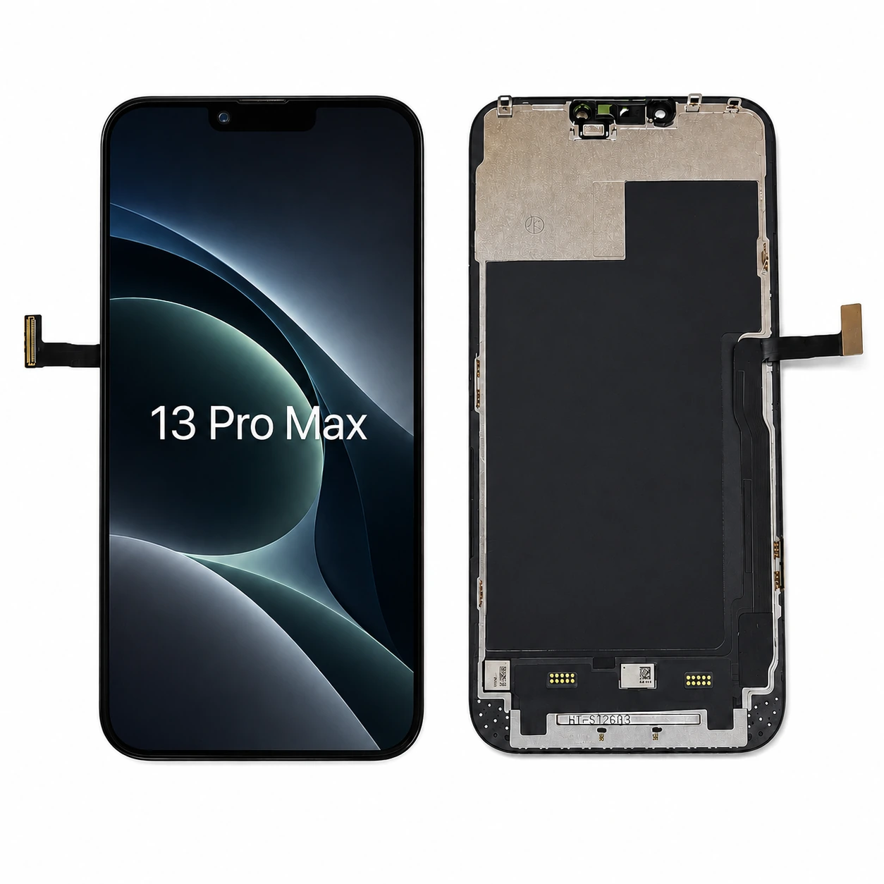 iPhone 13 Pro Max TFT Replacement Screen Assembly & Repair Tools - front view