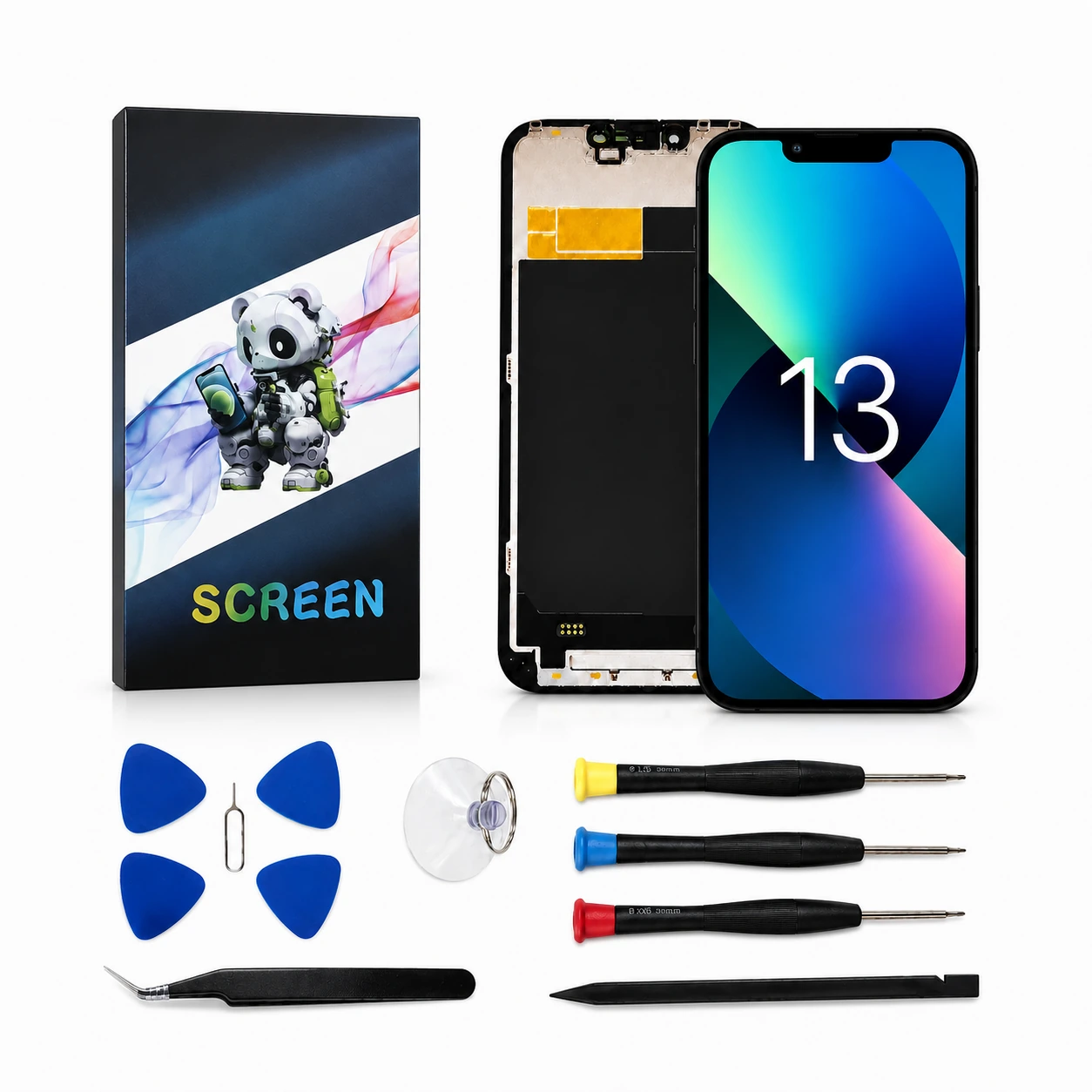 iPhone 13 TFT Replacement Screen Assembly & Repair Tools - product details