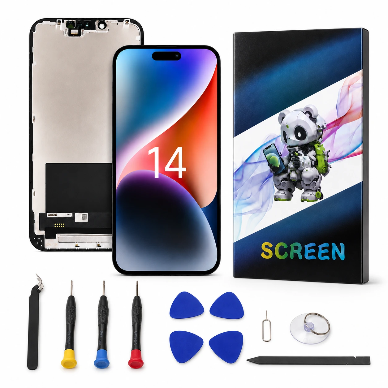 iPhone 14 TFT Replacement Screen Assembly & Repair Tools - product details