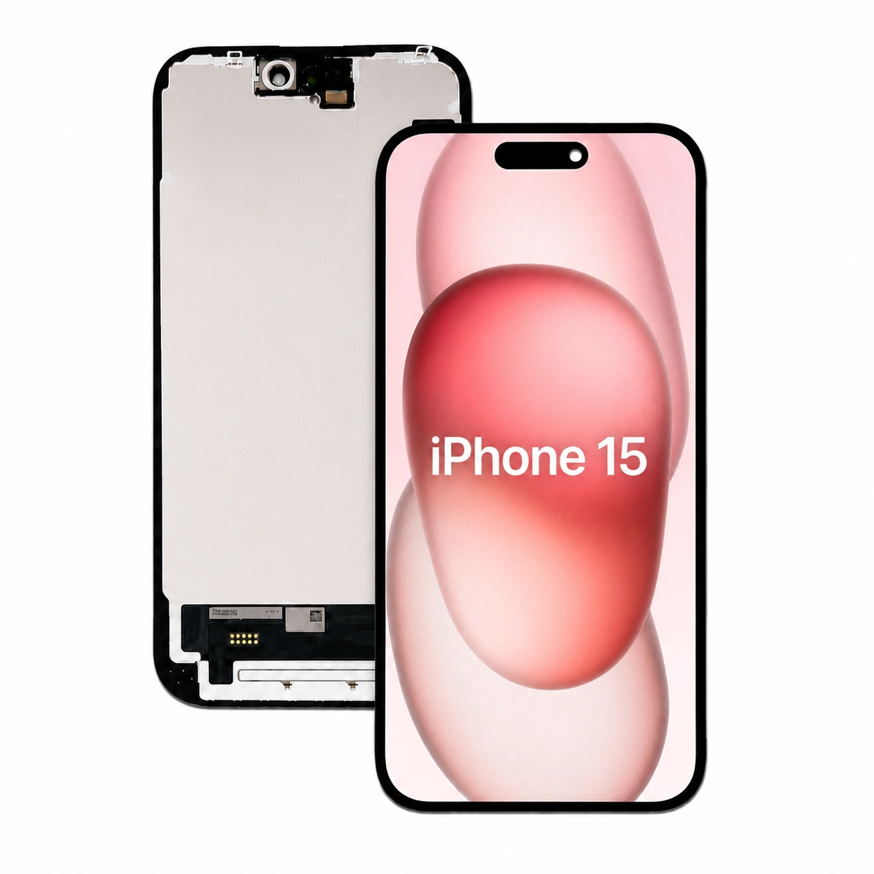 iPhone 15 TFT Replacement Screen Assembly & Repair Tools - front view