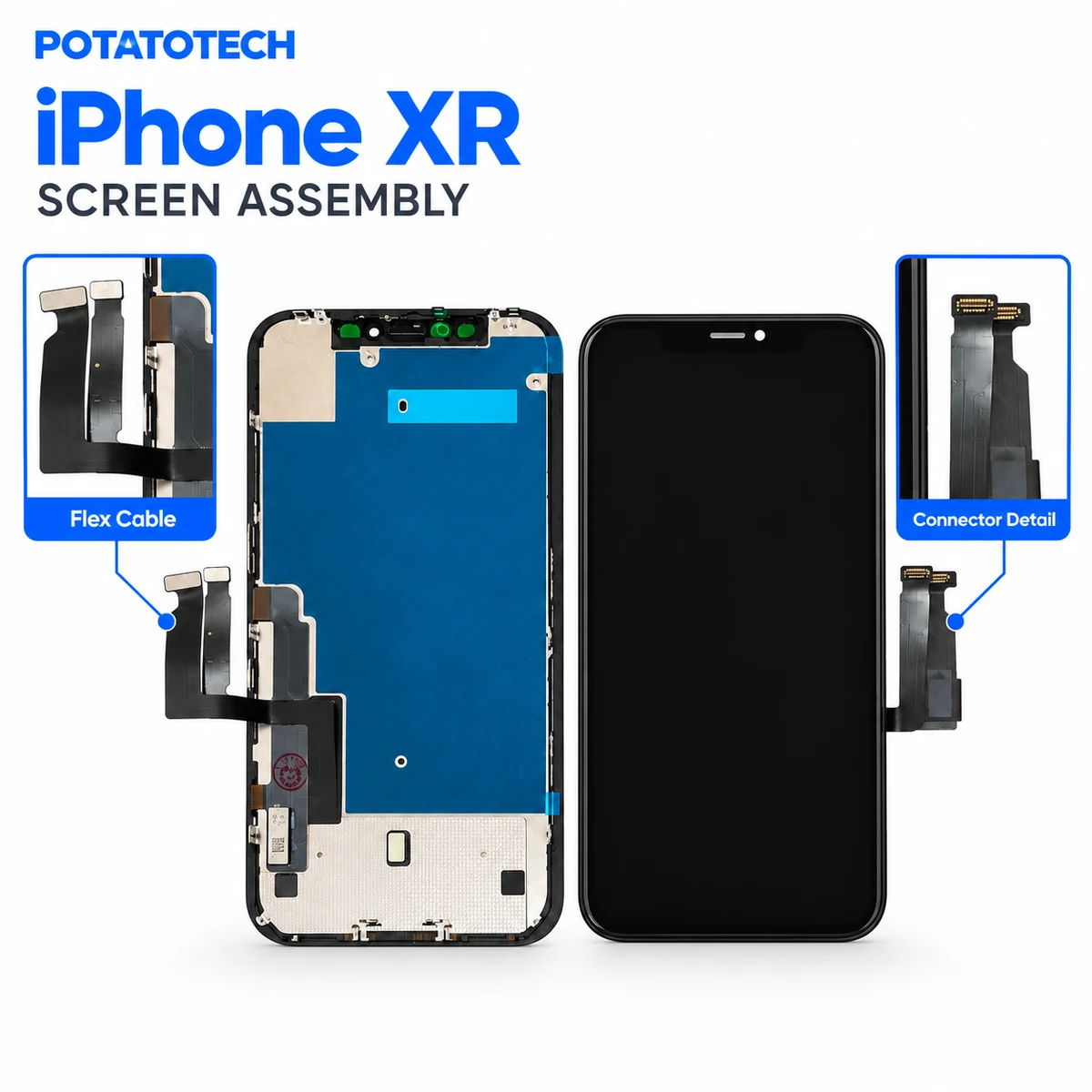iPhone XR TFT Replacement Screen Assembly & Repair Tools - product image